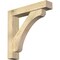 Ekena Millwork Legacy Block Rough Sawn Bracket w/ Offset Brace, Douglas Fir, 6"W x 30"D x 30"H BKT0604X30X30LEC05RDF - alternate 1